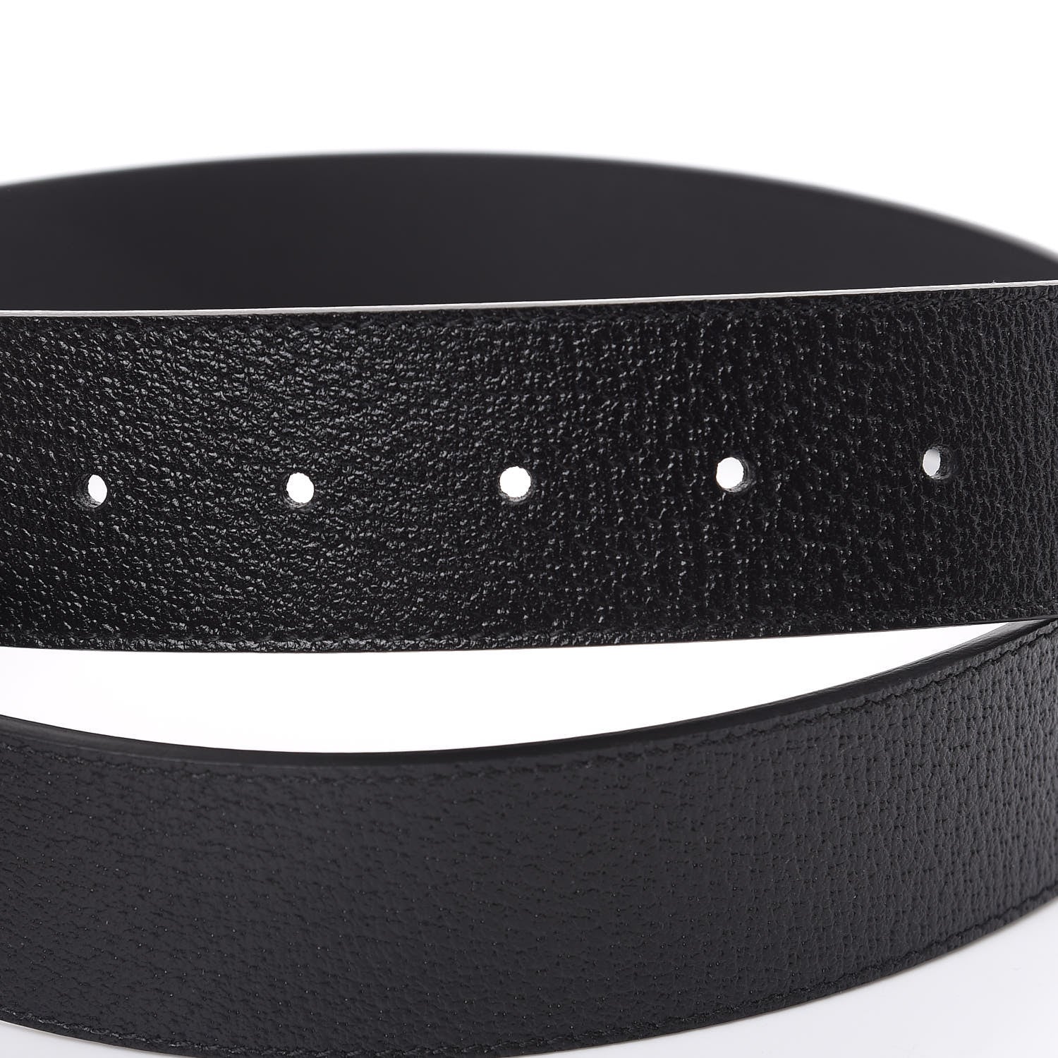 Gucci Textured Calfskin Double G 40mm Belt 90 36 Black 6 of 6