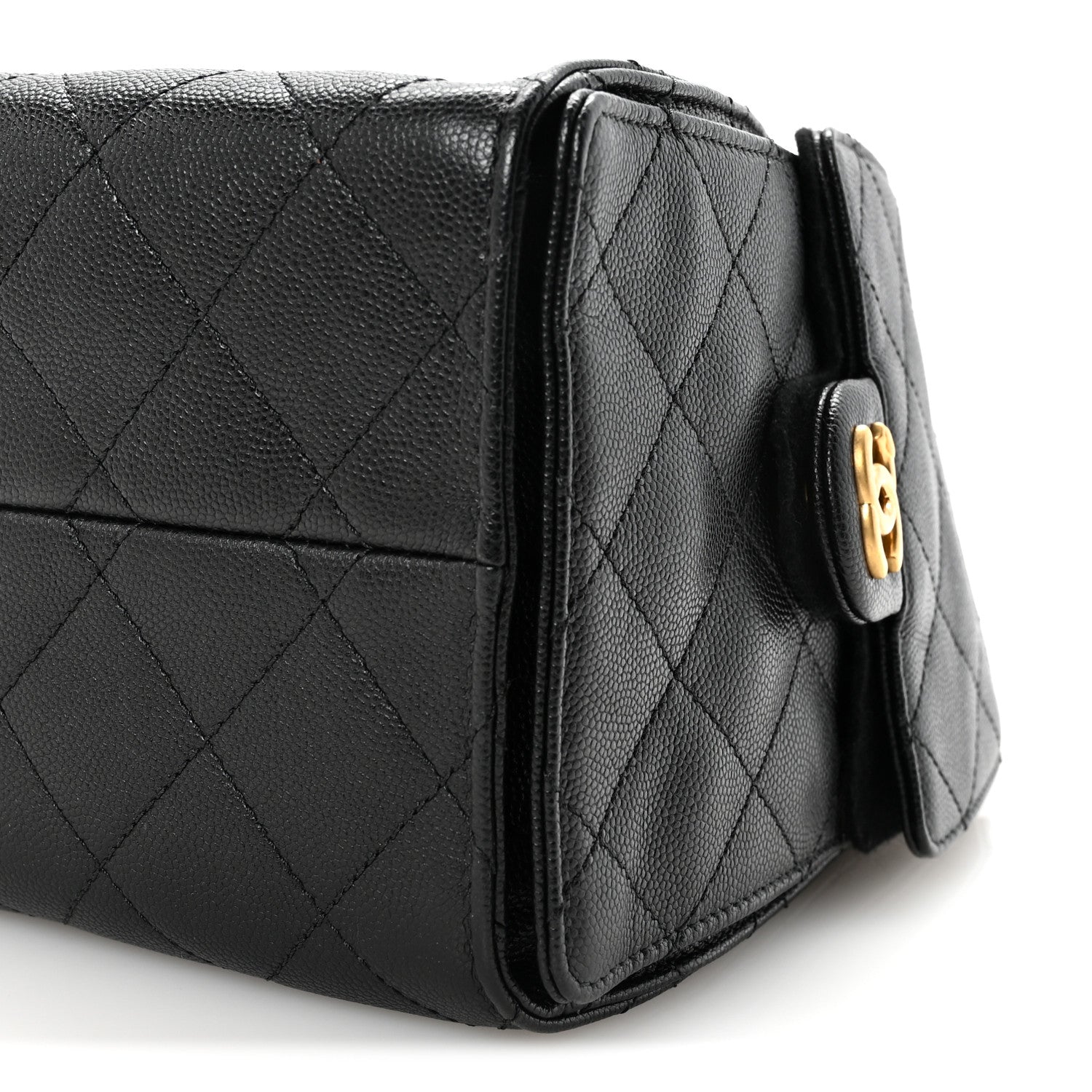 Chanel Caviar Quilted Small Chanel 25 Handbag Black 10 of 11