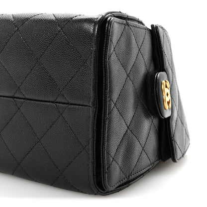 Chanel Caviar Quilted Small Chanel 25 Handbag Black 10 of 11
