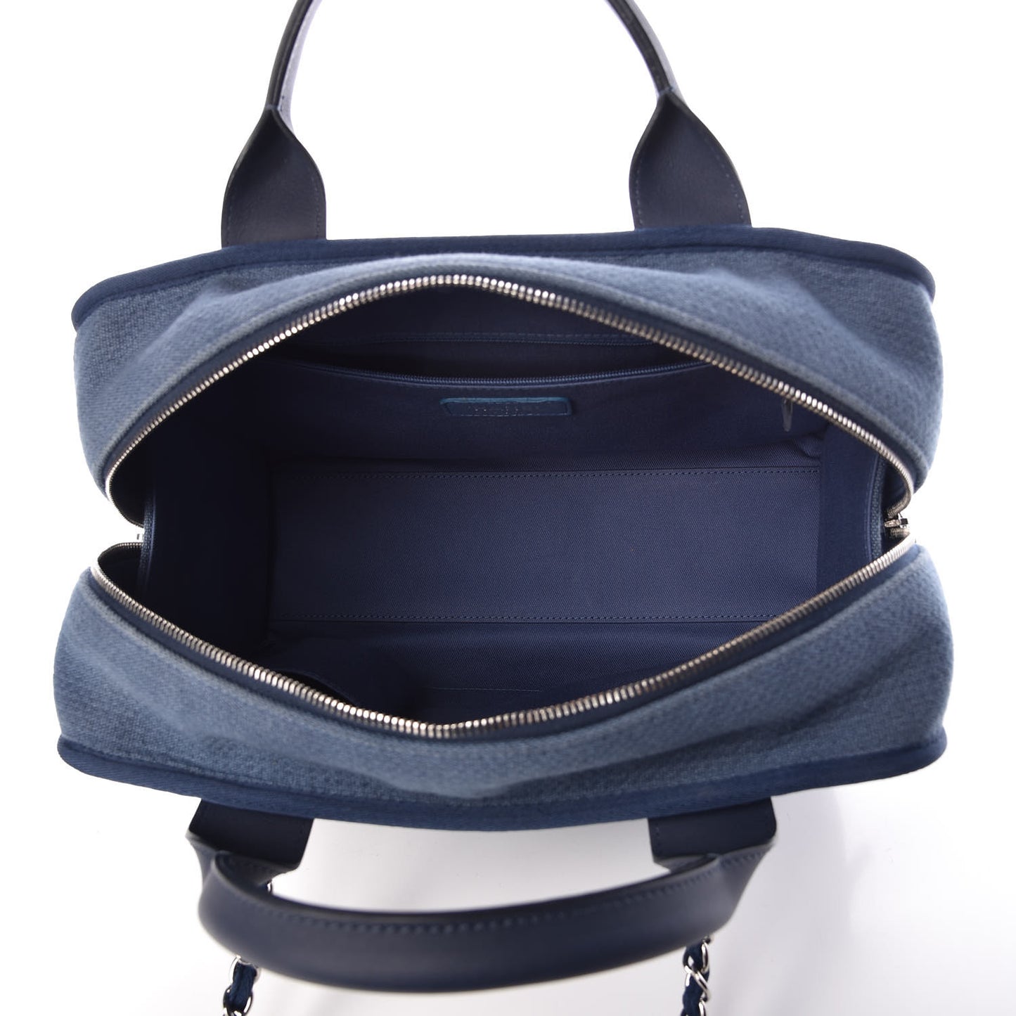 Denim Deauville Bowling Bag Blue