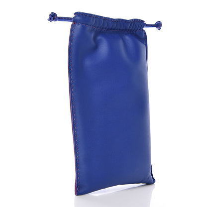 Hermes Lambskin Pilo Pouch Bleu Electrique Anemone 3 of 6