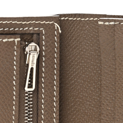 Hermes Epsom Bearn Gusset Wallet Etoupe 12 of 12