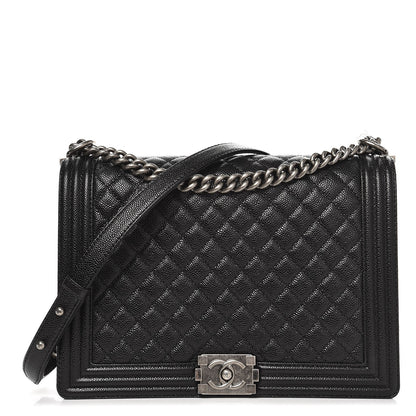 Chanel Caviar Quilted Large Boy Flap Black 1 of 7