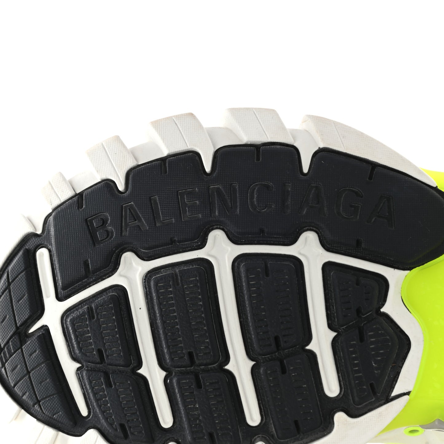 Mesh Nylon Worn Out Effect Womens Track Sneakers 39 White Fluo Yellow