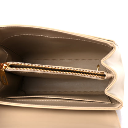 Celine Satinated Calfskin Small 16 Top Handle Bag Beige 6 of 12
