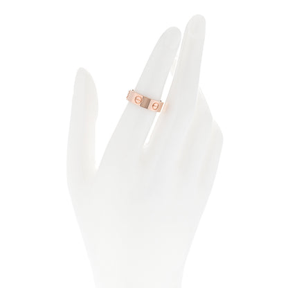 Cartier 18K Pink Gold 5.5mm LOVE Ring 51 5.75 2 of 4