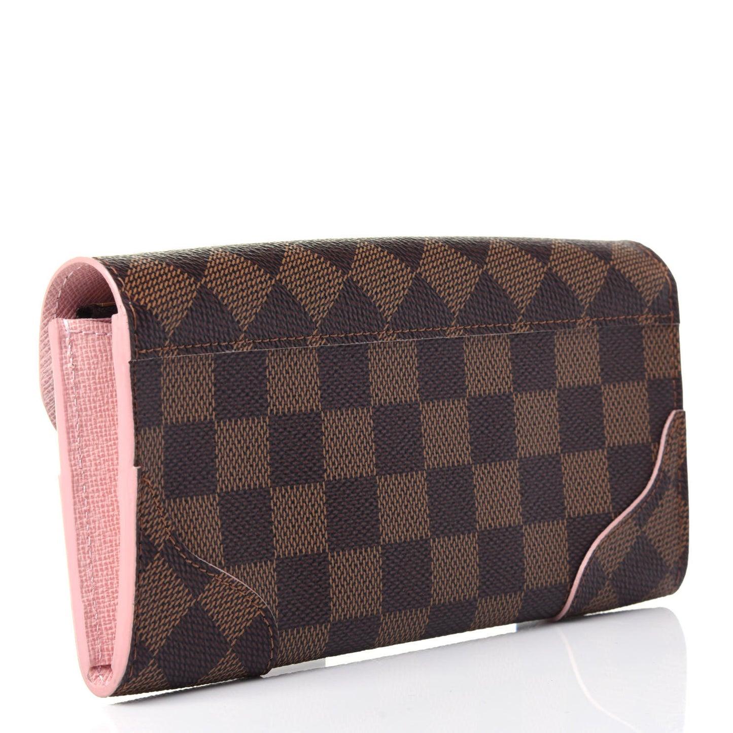 Damier Ebene Caissa Wallet Rose Ballerine