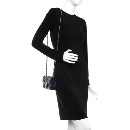 Chanel Caviar Quilted Extra Mini Flap Navy 2 of 7