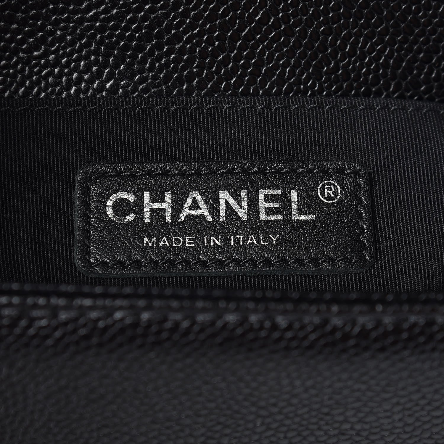Chanel Caviar Quilted Medium Boy Flap Black 7 of 12