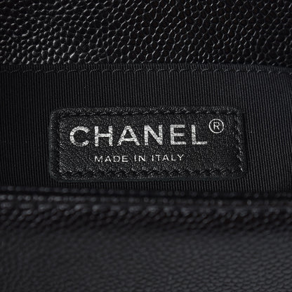 Chanel Caviar Quilted Medium Boy Flap Black 7 of 12