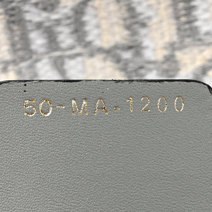 Christian Dior Oblique Slim Saddle Pouch Grey 7 of 10