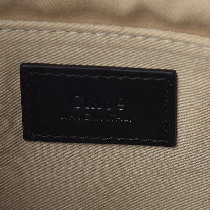Chloe Smooth Calfskin Medium Roy Clutch Merino Grey 7 of 8