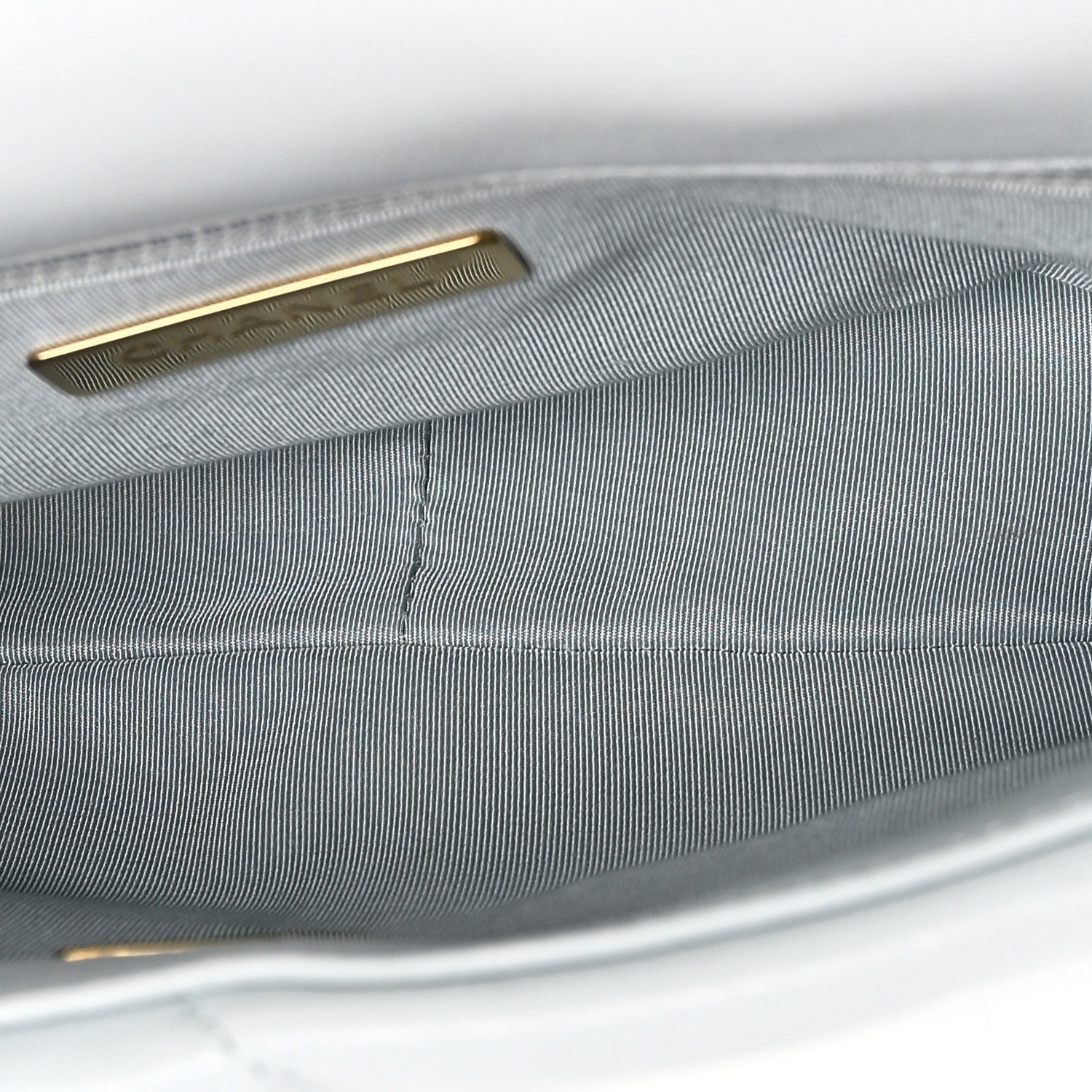Chanel Lambskin Quilted Medium Chanel 19 Flap Light Blue 5 of 10
