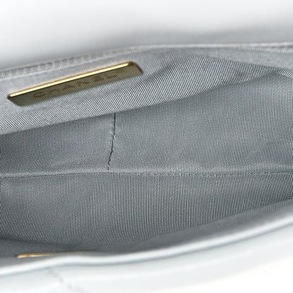 Chanel Lambskin Quilted Medium Chanel 19 Flap Light Blue 5 of 10