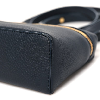 Loro Piana Grained Calfskin L19 Extra Pocket Pouch Navy 9 of 10
