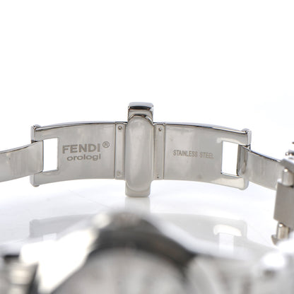 Fendi Stainless Steel Diamond Mother of Pearl 30mm Quartz Watch 6 of 8