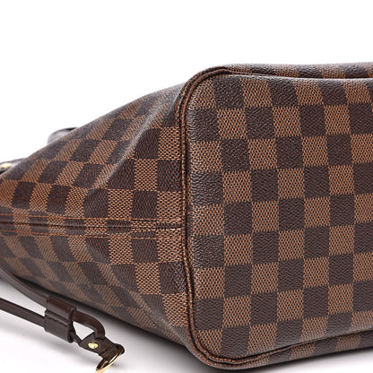 Louis Vuitton Damier Ebene Neo Neverfull MM Rose Ballerine 10 of 18