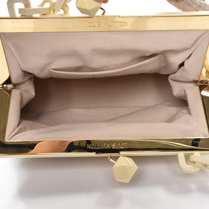 Louis Vuitton Lambskin Olympe Nimbus Cirrus Ecru 5 of 10