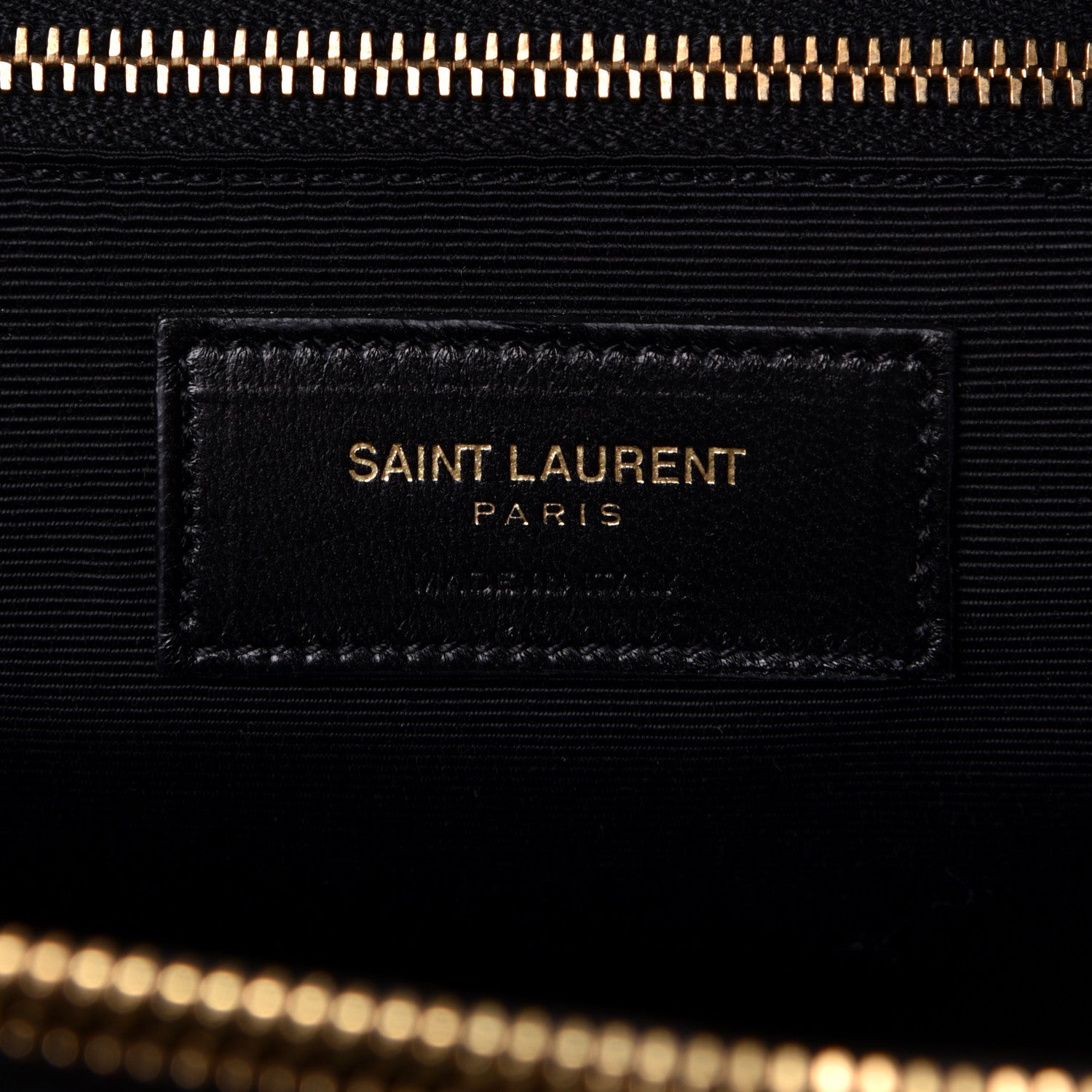 Saint Laurent Suede Monogram Cassandre Shopper Black 5 of 5