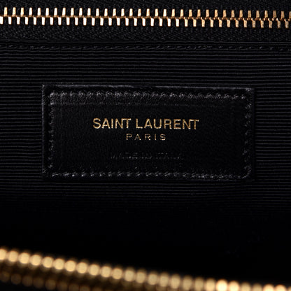 Saint Laurent Suede Monogram Cassandre Shopper Black 5 of 5