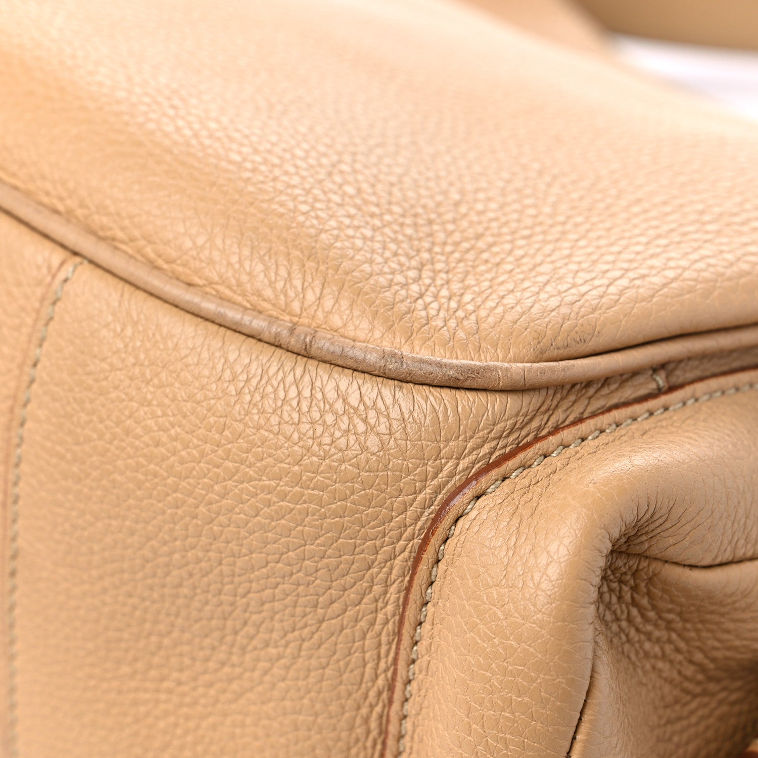 Prada Vitello Daino Buckle Shoulder Bag Sabbia 7 of 20