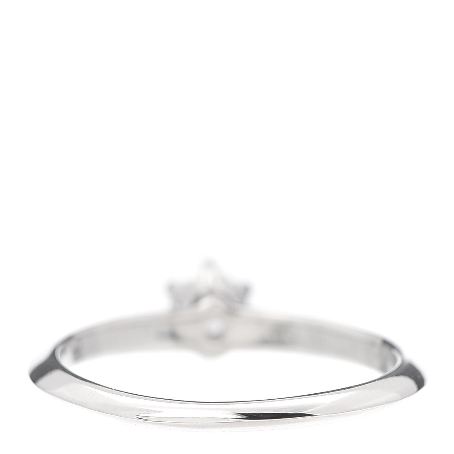 Platinum Diamond .25ct Solitaire Engagement Ring 50 5.25