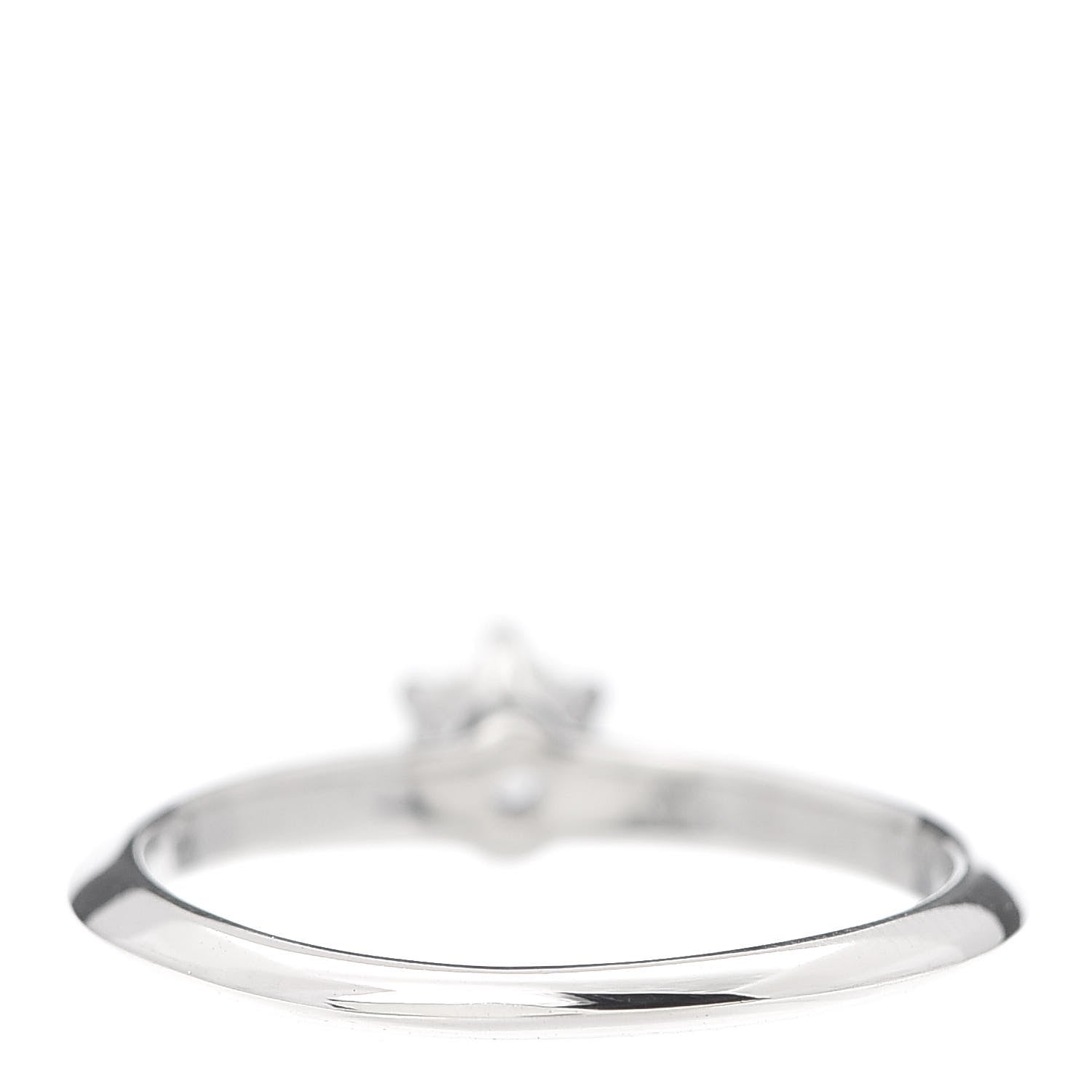 Tiffany Platinum Diamond .25ct Solitaire Engagement Ring 50 5.25 3 of 6