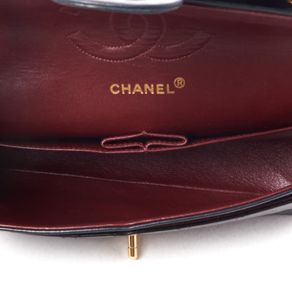 Chanel Lambskin Quilted Medium Double Flap Black 8 of 9