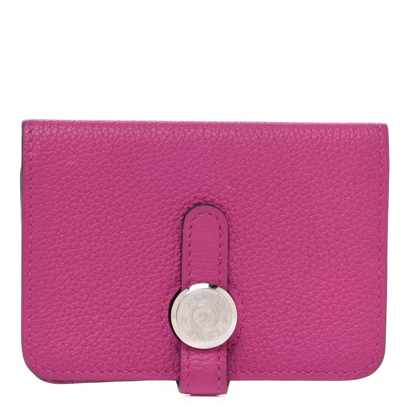 Togo Dogon Card Case Rose Pourpre