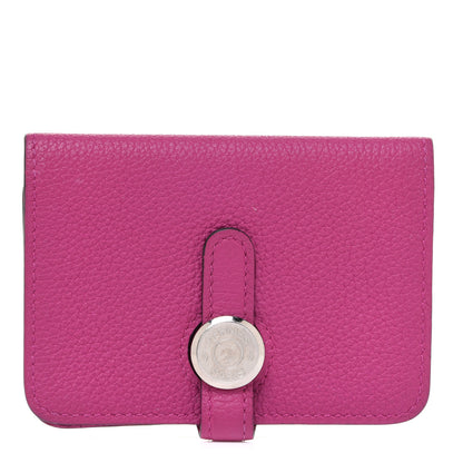 Hermes Togo Dogon Card Case Rose Pourpre 1 of 10