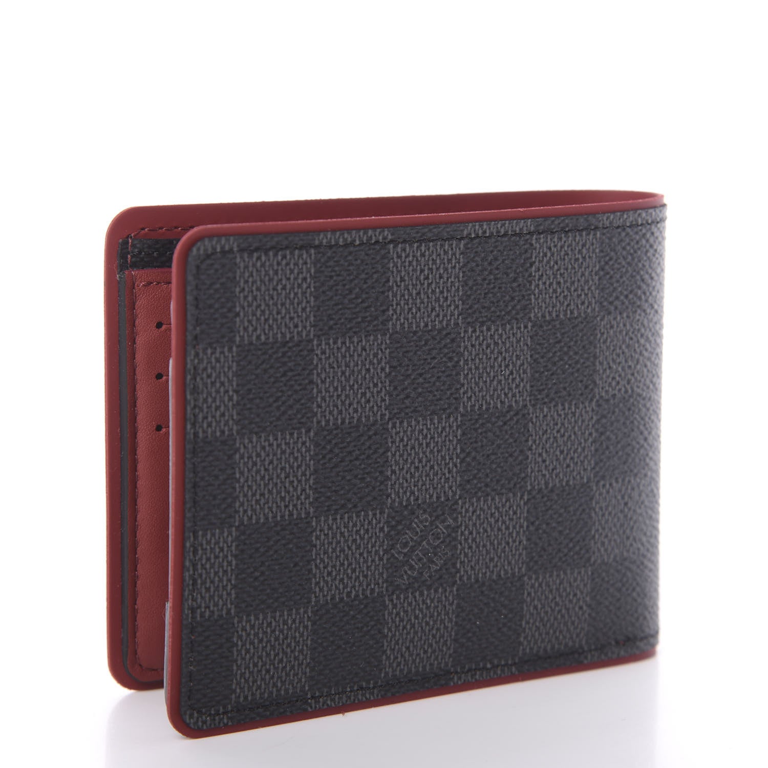 Louis Vuitton Damier Graphite Multiple Wallet Bordeaux 3 of 6