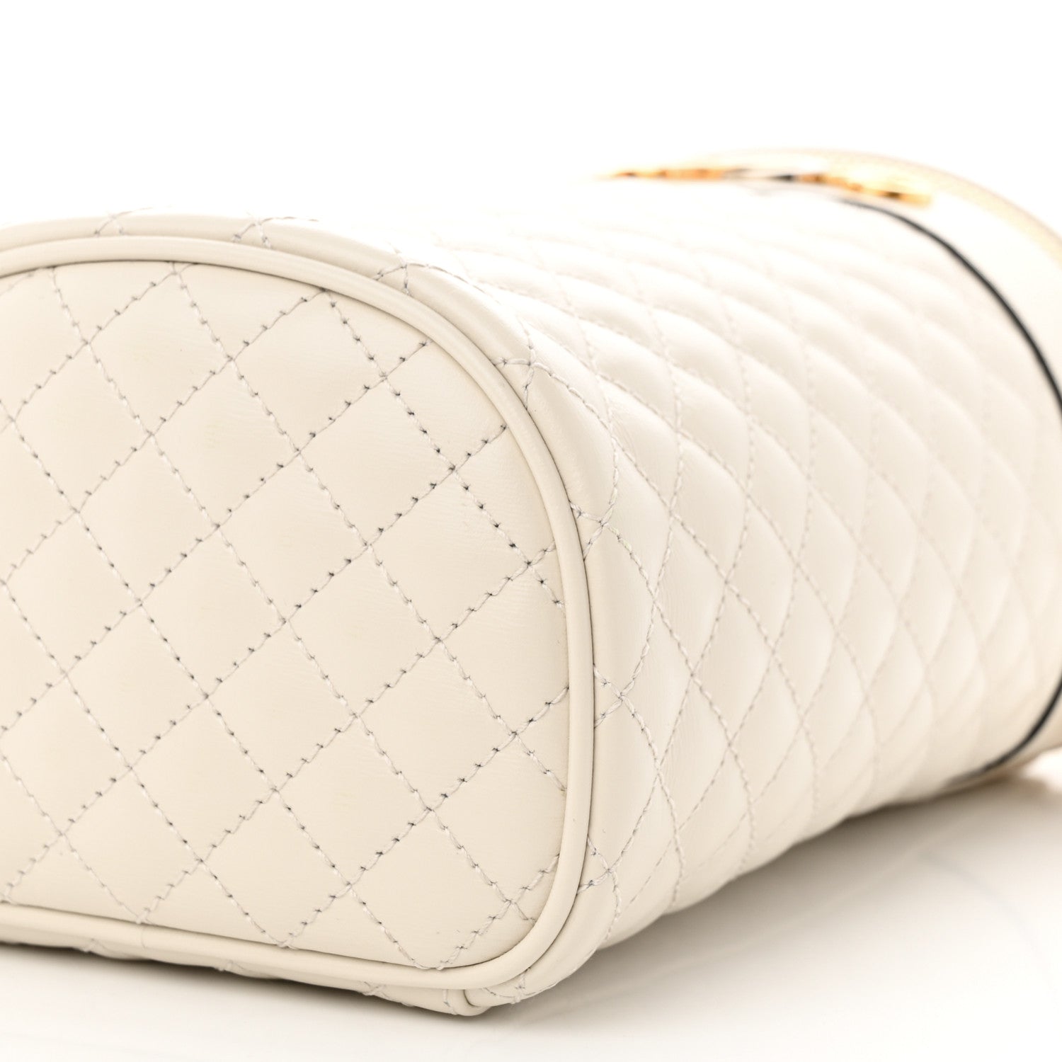 Gucci Calfskin Trapuntata Zumi Belt Bag Off White 10 of 11