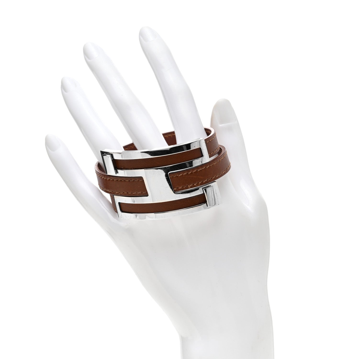 Hermes Box Drag Double Tour Bracelet Gold 2 of 4