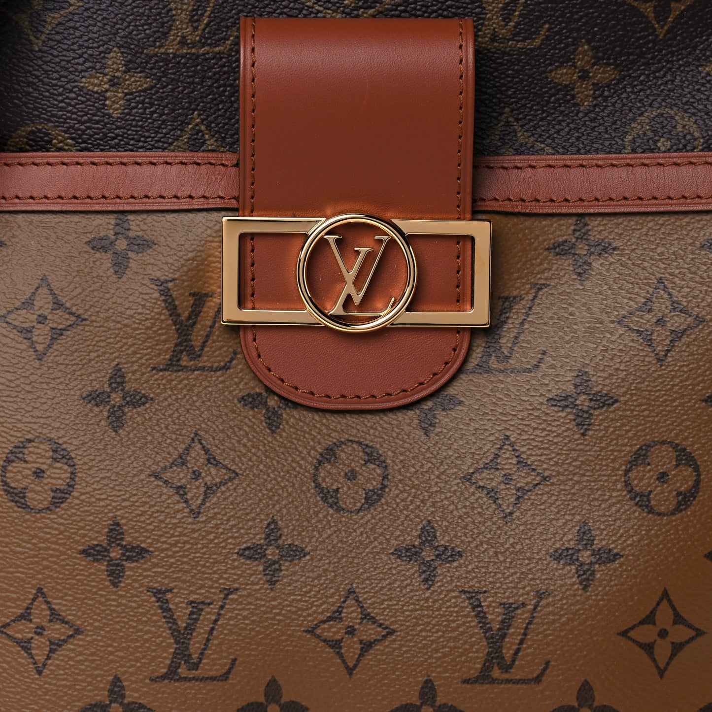 Reverse Monogram Dauphine Hobo MM