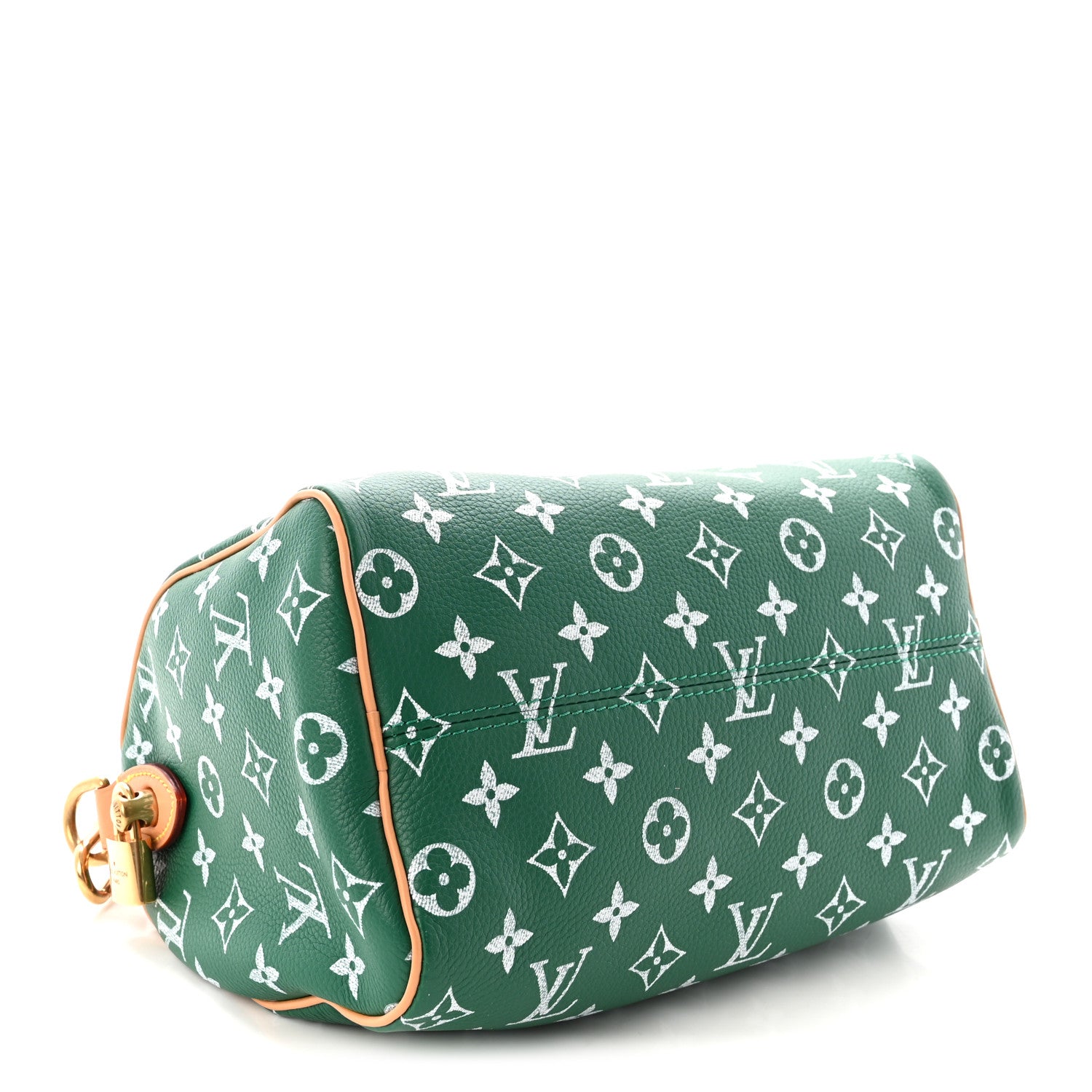 Louis Vuitton Calfskin Monogram Speedy P9 Bandouliere 25 Green 4 of 9