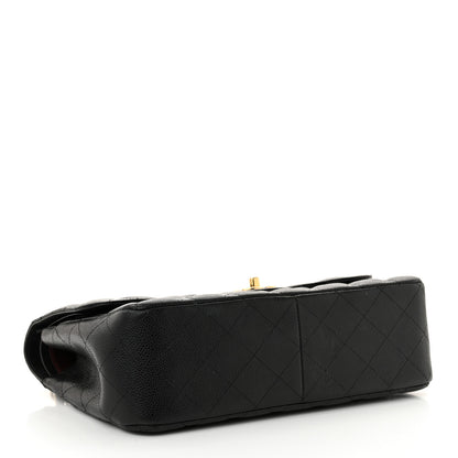 Chanel Caviar Quilted Jumbo Double Flap Black 4 of 17