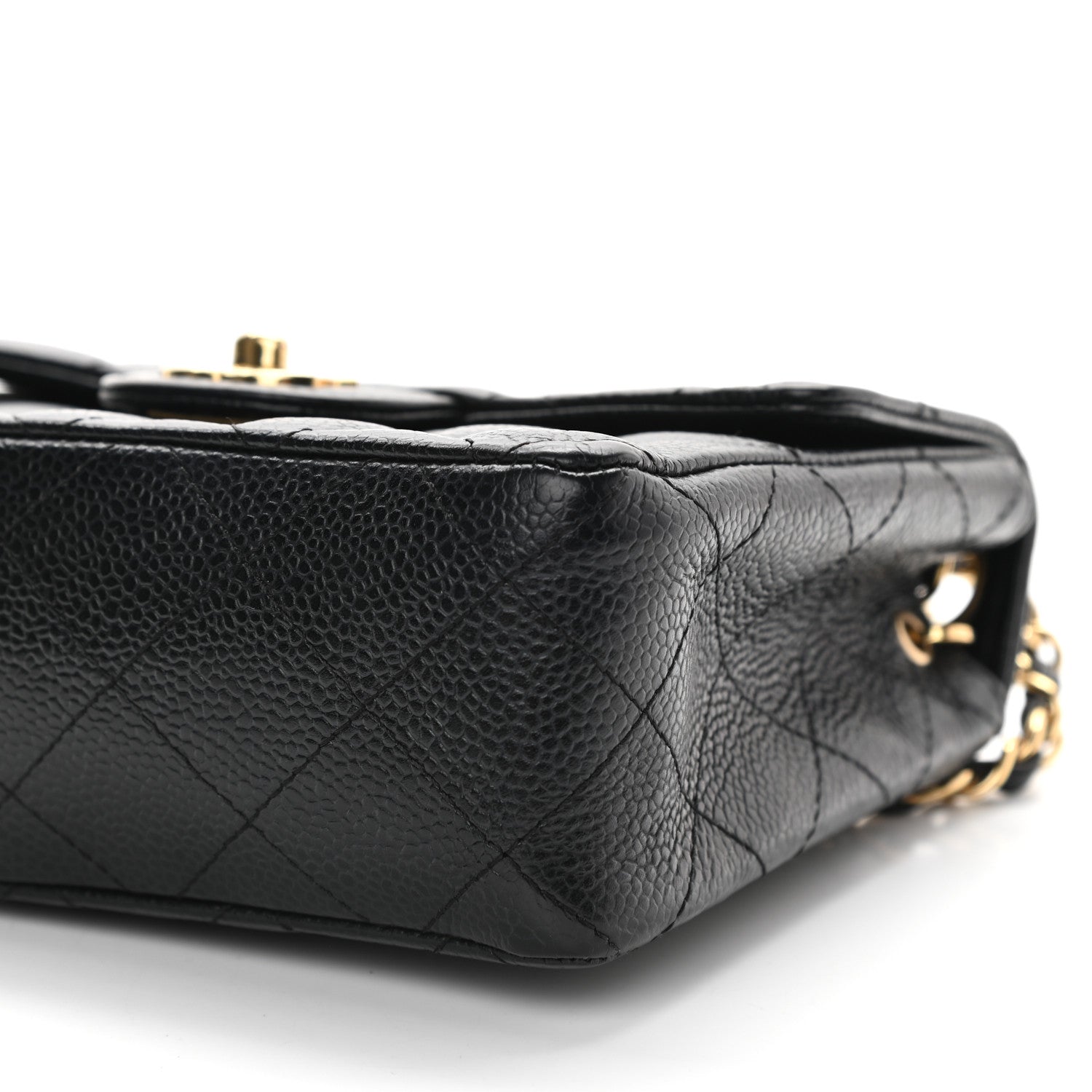 Chanel Caviar Quilted Mini Square Flap Black 9 of 9