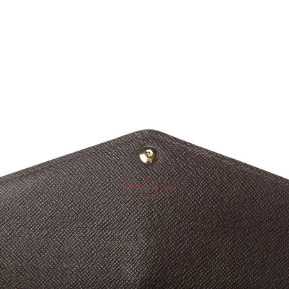 Louis Vuitton Damier Ebene Sarah Wallet NM 6 of 7