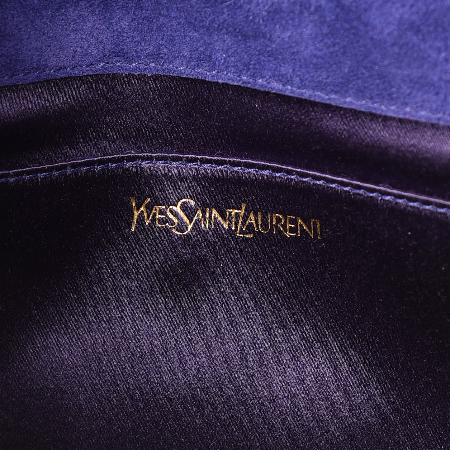 Patent Calfskin Monogram Large Belle De Jour Clutch Royal Blue