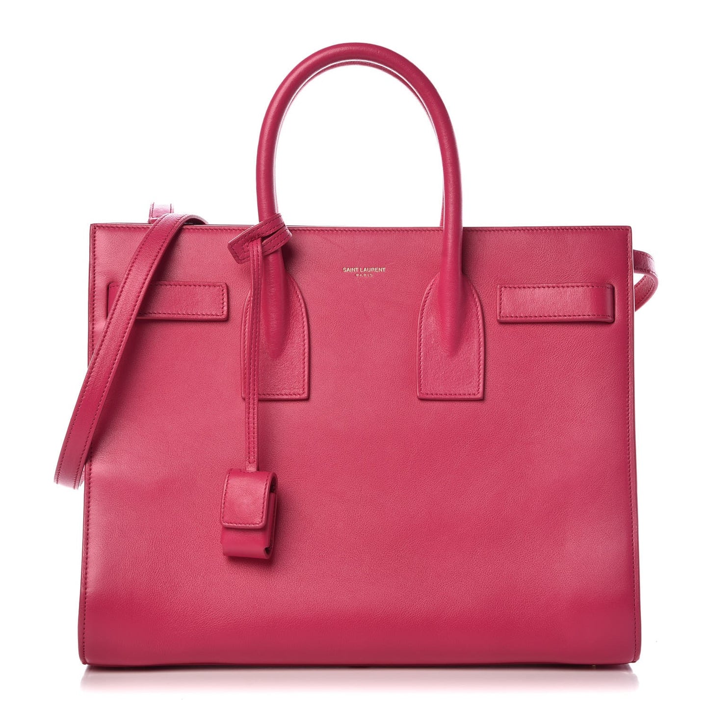Calfskin Small Sac De Jour Lipstick Fuchsia