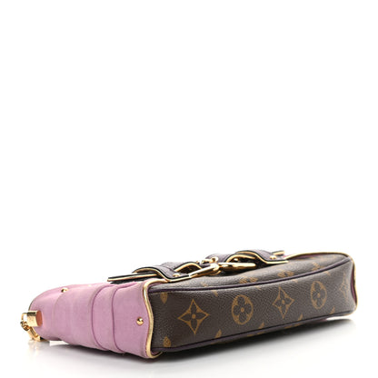 Louis Vuitton Monogram Suede Ostrich Les Extraordinaires Pochette 4 of 12
