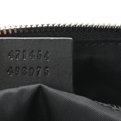Gucci GG Supreme Monogram Web Messenger Bag Black 6 of 9