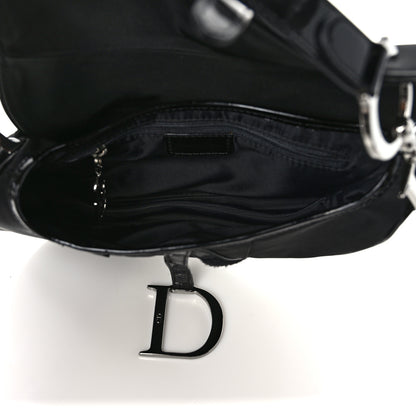 Christian Dior Nylon Saddle Bag Black 5 of 9