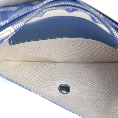 Goyard Goyardine Plumet Wallet Clutch Sky Blue 5 of 10