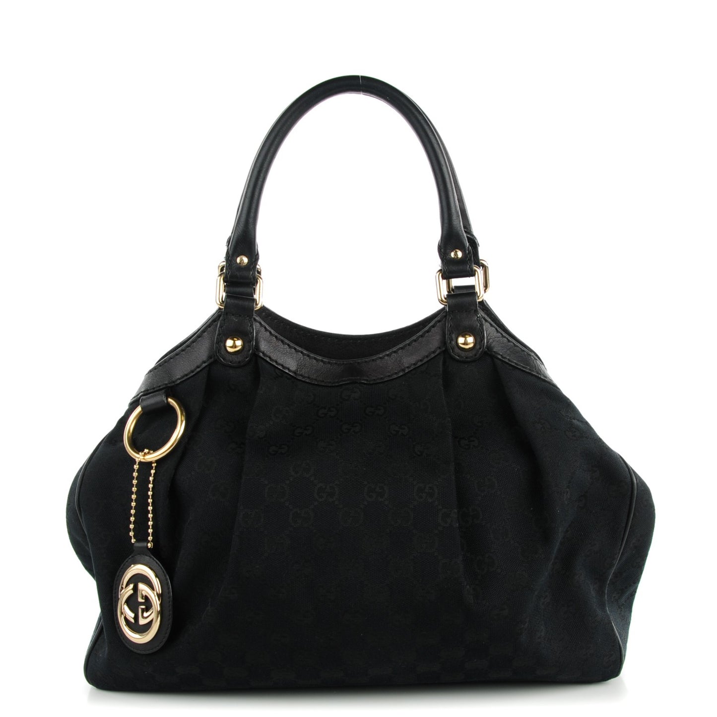 Monogram Medium Sukey Tote Black