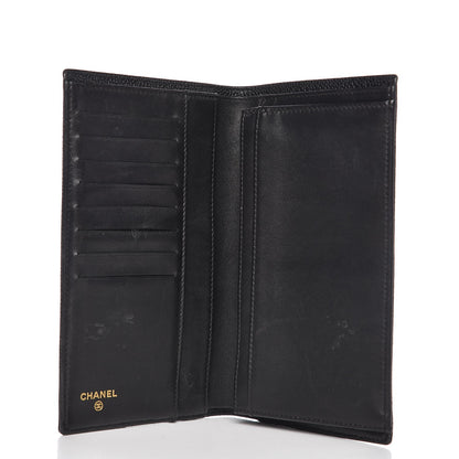 Chanel Caviar Timeless CC Yen Wallet Black 5 of 13