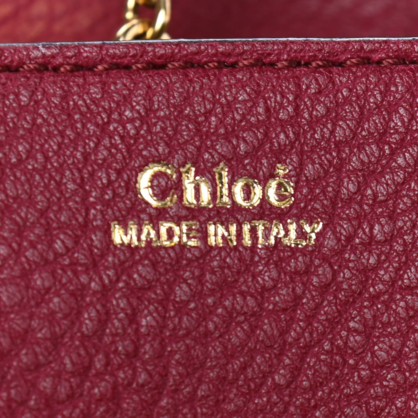 Grained Lambskin Nano Drew Shoulder Bag Wine Purple