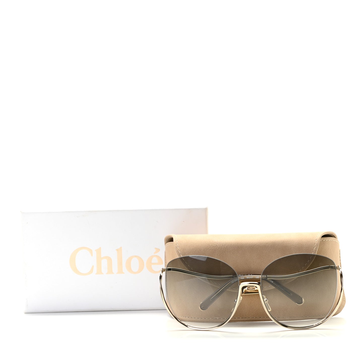 Oversized Round Milla Sunglasses CE125S Gold