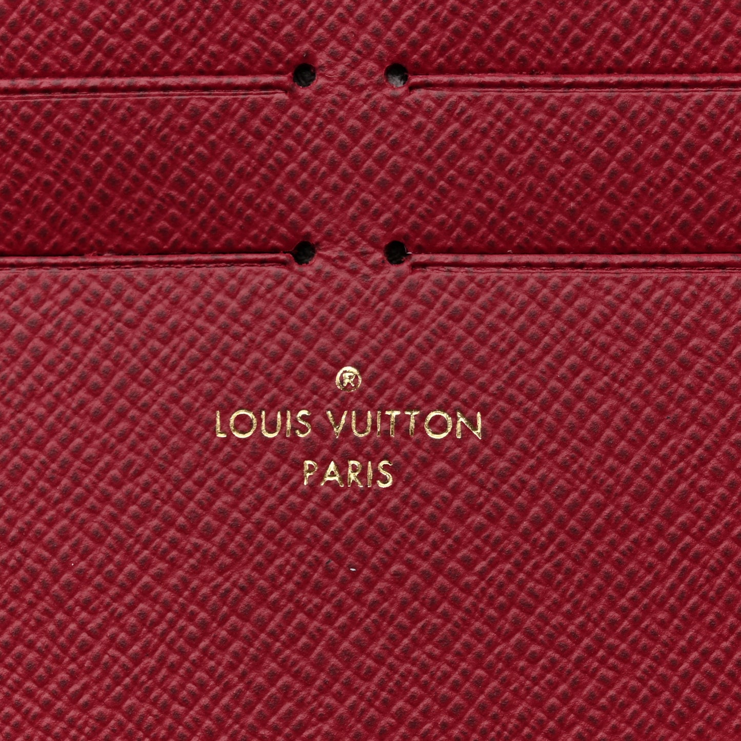 Calfskin Felicie Card Holder Insert Fuchsia