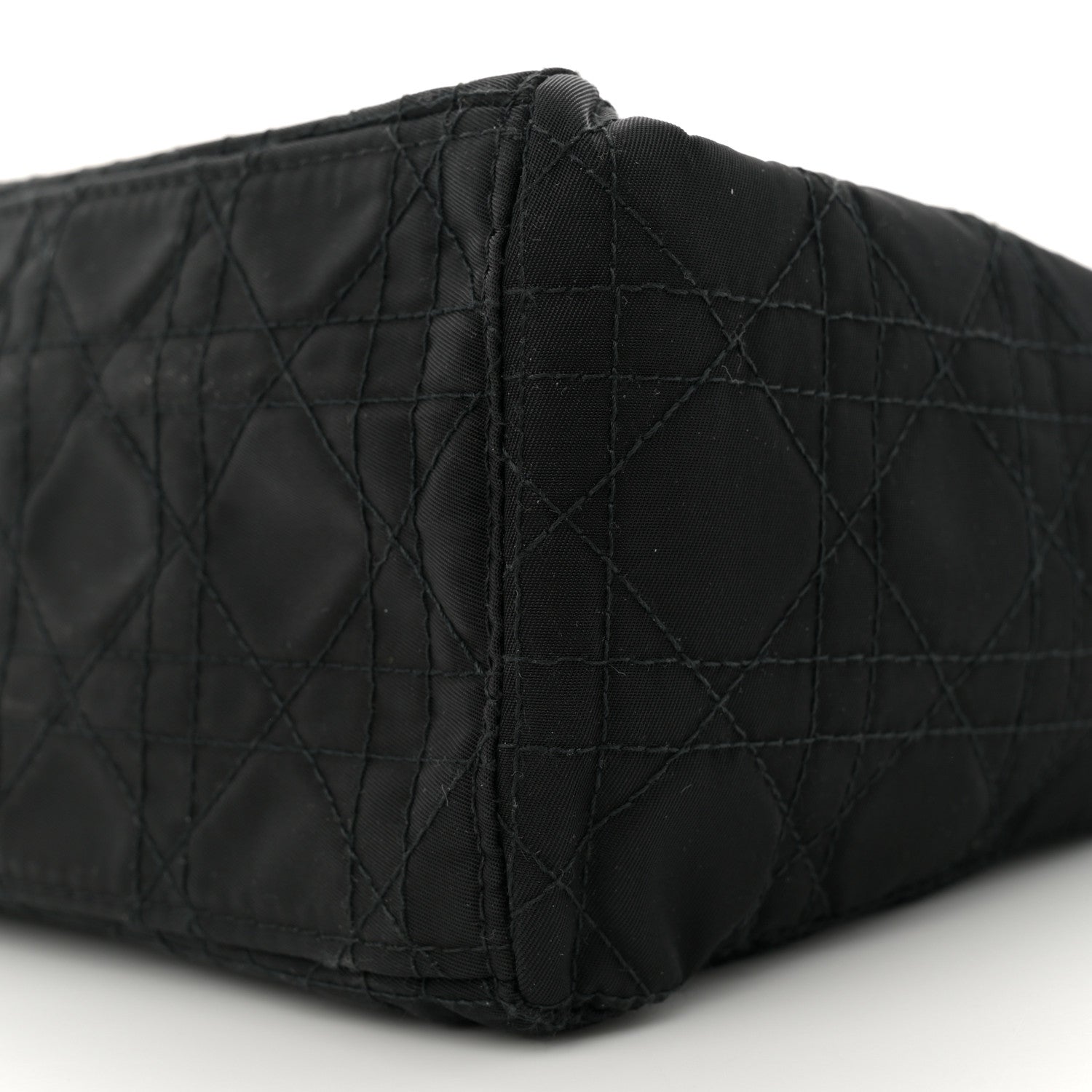 Christian Dior Nylon Cannage Medium Lady Dior Black 10 of 12